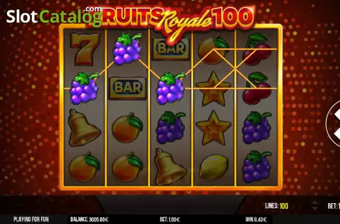 Скрин4. Fruits Royale 100 слот