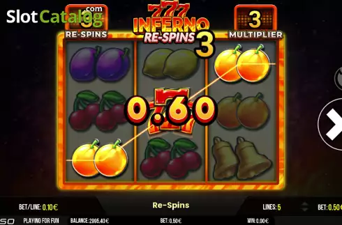 Скрин4. Inferno 777 Re-spins слот