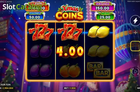 Скрин4. Xmas Coins слот