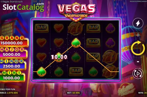 Скрин3. Vegas Starstruck слот