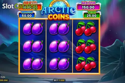 Скрин2. Arctic Coins: Running Wins слот