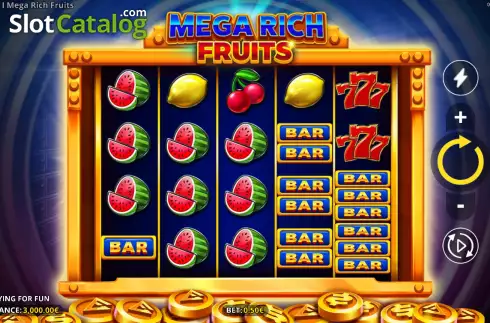 Скрин2. Mega Rich Fruits слот