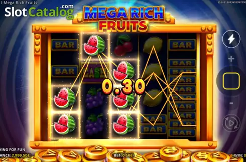 Скрин3. Mega Rich Fruits слот