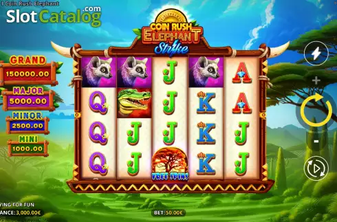 Скрин2. Coin Rush: Elephant Strike слот