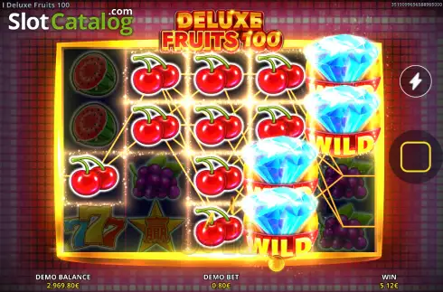 Скрин3. Deluxe Fruits 100 слот