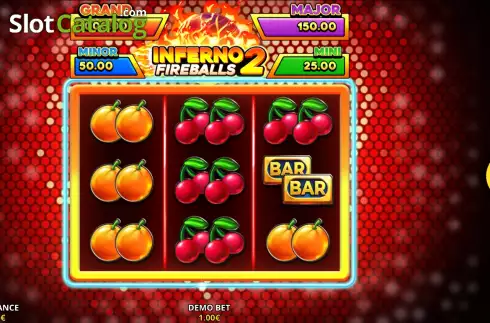 Скрин2. Inferno Fireballs 2 слот