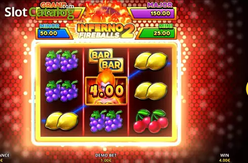 Скрин3. Inferno Fireballs 2 слот