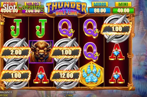 Скрин2. Thunder Wolf Link слот