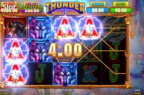 Скрин3. Thunder Wolf Link слот