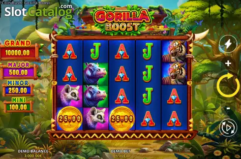 Скрин2. Coin Rush: Gorilla Boost слот