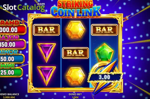 Скрин2. Striking Coin Link слот