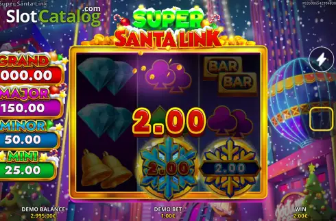 Скрин3. Super Santa Link слот