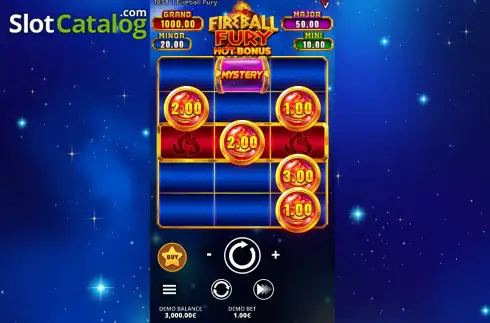 Скрин2. Fireball Fury: Hot Bonus слот