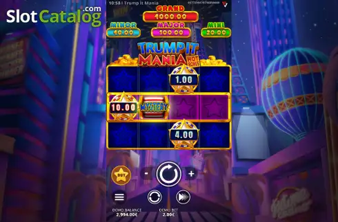 Скрин2. Trump It Mania: Hot Bonus слот