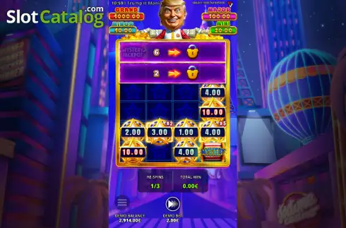 Скрин3. Trump It Mania: Hot Bonus слот