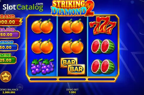 Скрин2. Striking Diamond 2: Running Wins слот