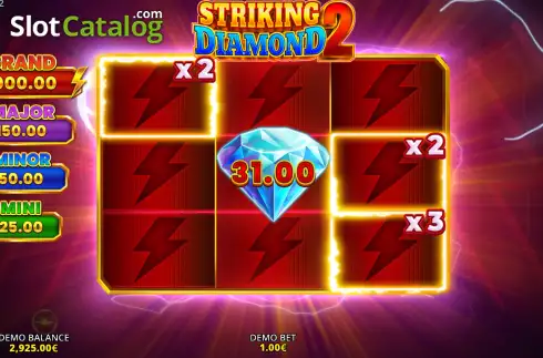 Скрин3. Striking Diamond 2: Running Wins слот