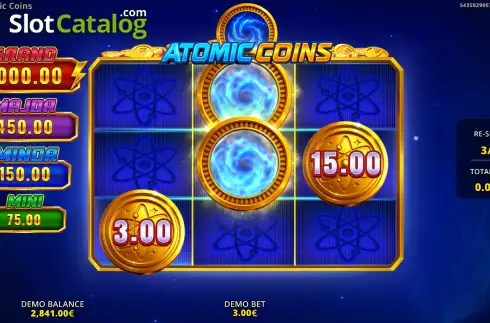 Скрин3. Atomic Coins слот