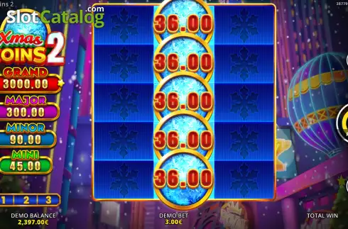 Скрин3. XMAS Coins 2 ULTIMATE RUNNING WINS слот