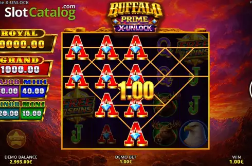 Скрин3. Buffalo Prime X-Unlock слот