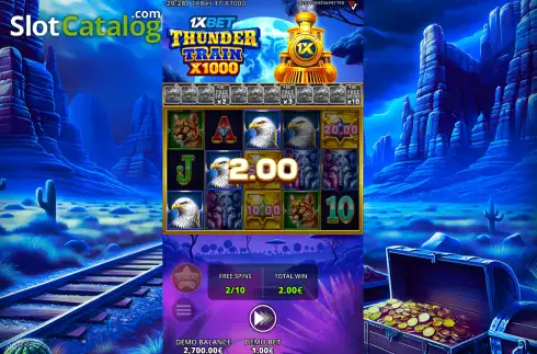 Скрин3. Thunder Train x1000 слот