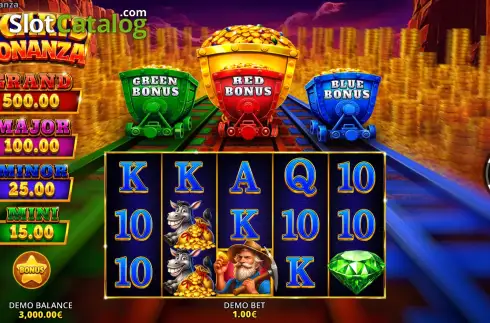 Скрин2. 4 Carts Bonanza слот