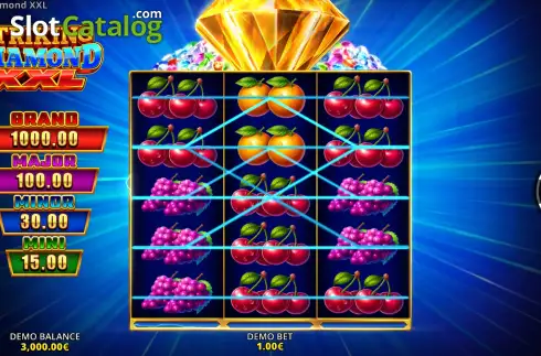 Скрин2. Striking Diamond XXL слот