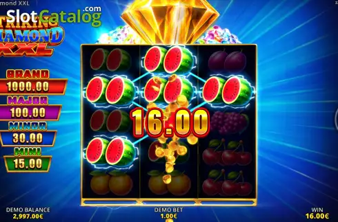 Скрин3. Striking Diamond XXL слот