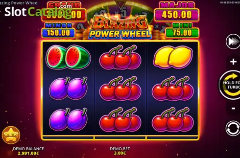 Скрин2. Blazing Power Wheel слот