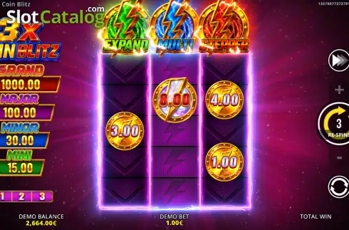 Скрин3. 3x Coin Blitz: Trinity Running Wins 3x3 слот