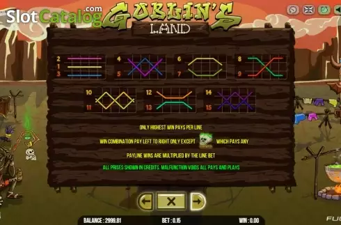 Скрин8. Goblins Land слот