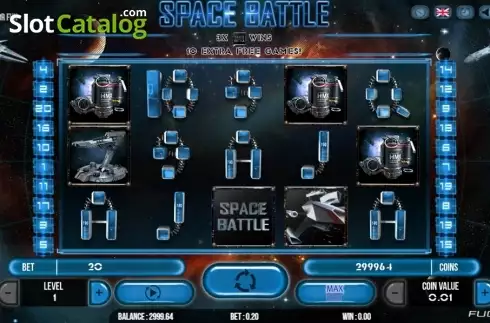 Скрин2. Space Battle слот