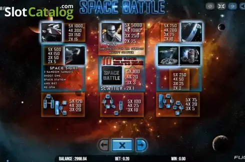Скрин8. Space Battle слот