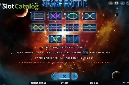 Скрин9. Space Battle слот