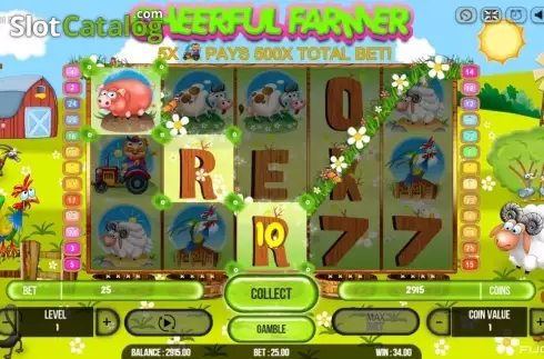 Скрин4. Cheerful Farmer слот
