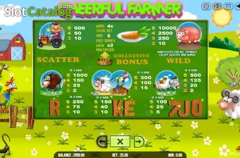 Скрин7. Cheerful Farmer слот