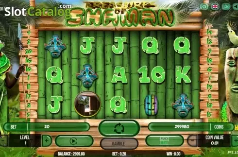 Скрин2. Treasure Of Shaman слот