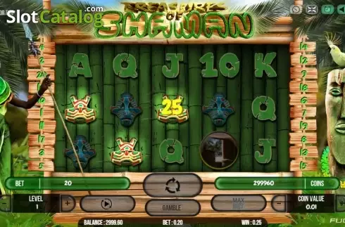 Скрин3. Treasure Of Shaman слот