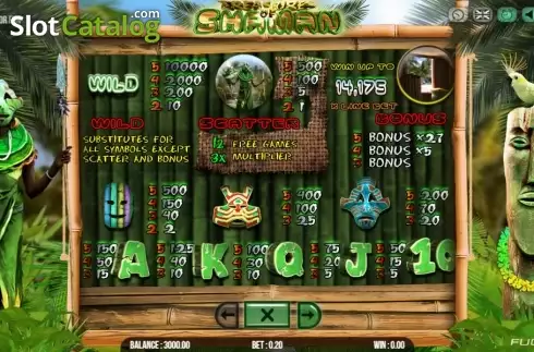 Скрин6. Treasure Of Shaman слот