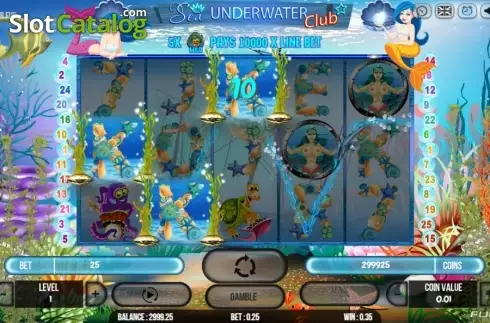 Скрин3. Sea Underwater Club слот
