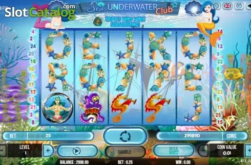 Скрин2. Sea Underwater Club слот