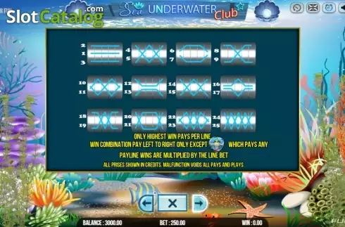 Скрин8. Sea Underwater Club слот