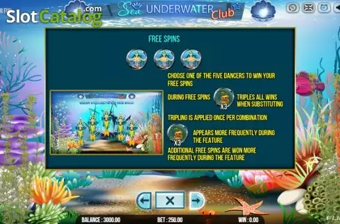 Скрин9. Sea Underwater Club слот