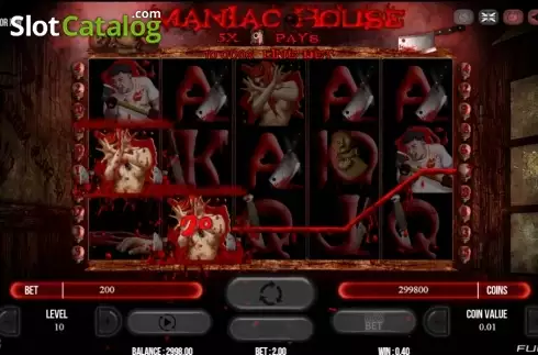 Скрин3. Maniac House слот