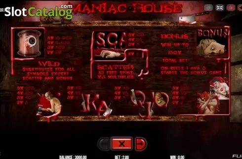 Скрин6. Maniac House слот