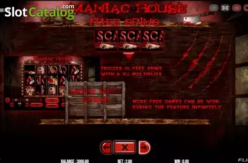 Скрин9. Maniac House слот