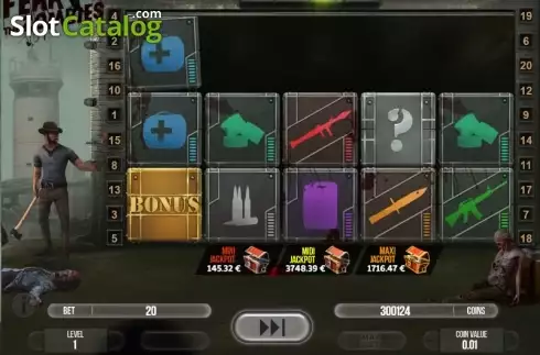 Скрин5. Fear The Zombies слот