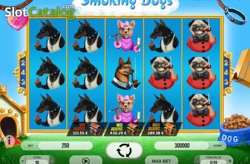 Скрин2. Smoking Dogs слот