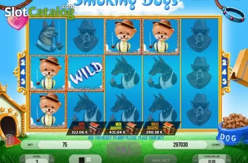 Скрин4. Smoking Dogs слот