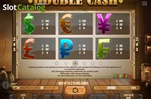 Скрин7. Double Cash слот